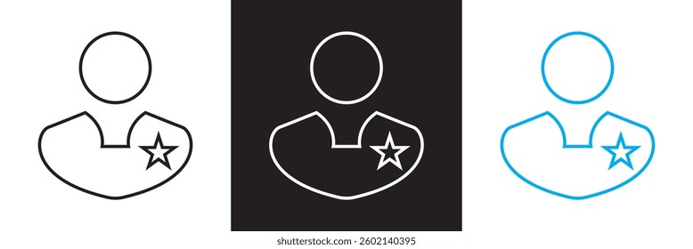 Expert icon. Vector illustration. isolated on white and black background. EPS 10