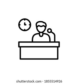 Expert icon in vector. Logotype