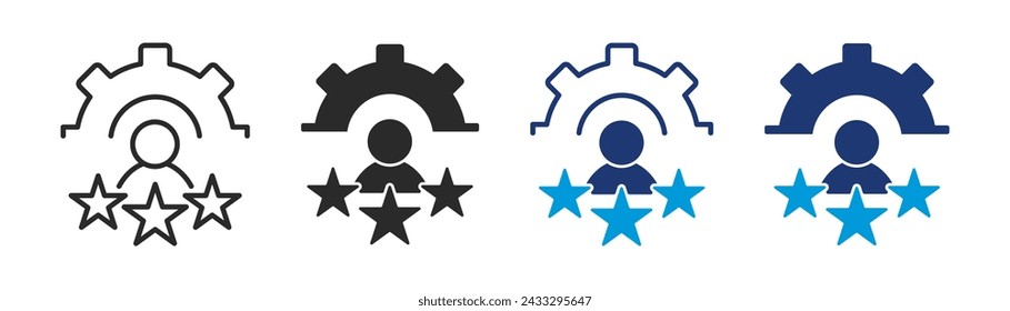 Expert icons. Symbol specialist. Vector elements for web.