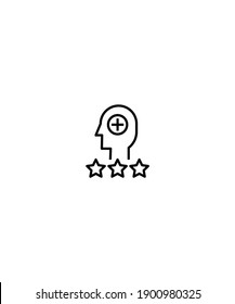 icono de experto,icono de mejor línea vector.