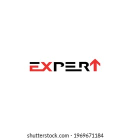 Expert Letter Logo Vector Design