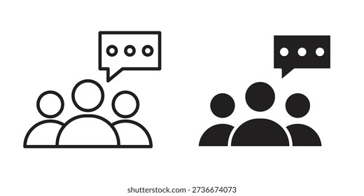 Expert opinion icon outline vector Thin line. flat vector simple elements.