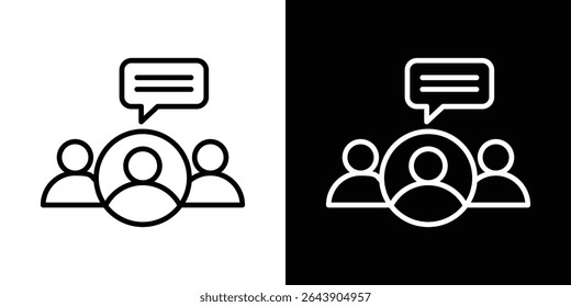 Expert opinion icon symbol concept for graphic design, Website, UI. EPS