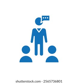 Expert opinion icon Thin line illustration set