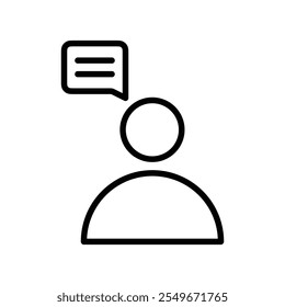 Diseño web de icono de opinión de expertos en Vector