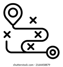 Expert route icon outline vector. Business team. Consult chart