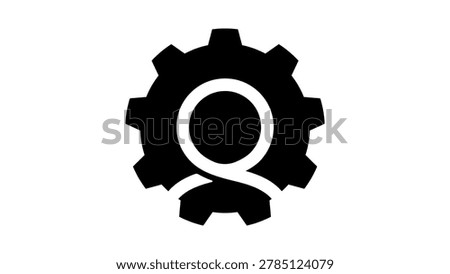 expert symbol, black isolated vector silhouette