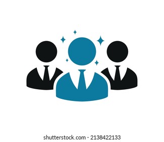 Expert team icon. Vector illustration