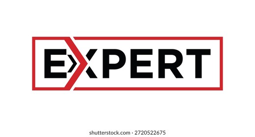 design de logotipo de texto especializado, especialista em texto de tipografia, modelo gráfico vetorial de logotipo de especialista de marca nominativa