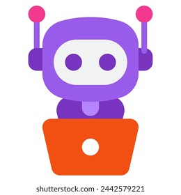 Ilustración de icono de asistencia virtual de experto