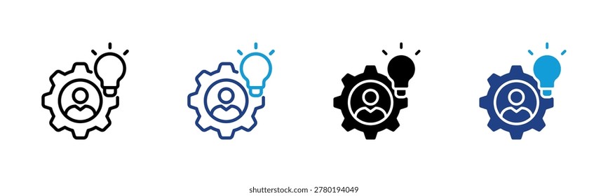 Expert Web icon with multiple style collection