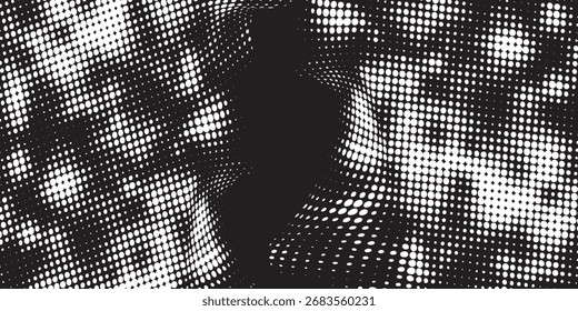 Experto fondo de textura de tecnología de luz de onda gris blanco. Textura digital Abstractas de big data