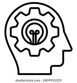 Expertise Development icon line vector illustration