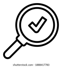 Expertise focus icon. Outline expertise focus vector icon for web design isolated on white background