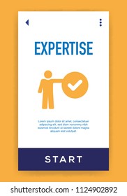 Expertise Icon Concept