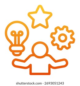 Elemento De Ícone De Experiência Para Design E Vetor