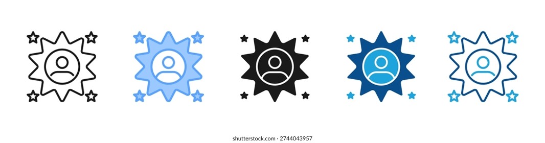 Expertise icon multiple style and collection