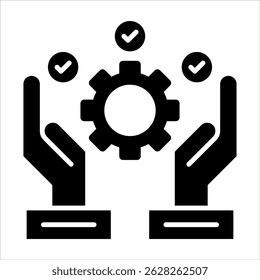 Icono de experiencia. Ilustración de glifo de Vector simple