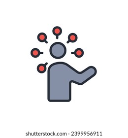 Expertise icon. vector.Editable stroke.linear style sign for use web design,logo.Symbol illustration.