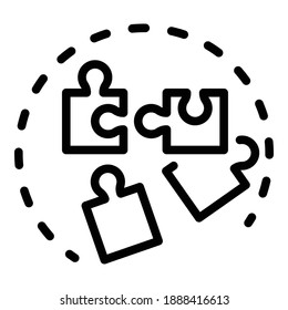Expertise resourcefulness icon. Outline expertise resourcefulness vector icon for web design isolated on white background