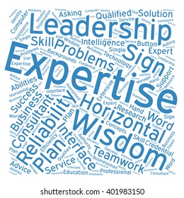 Expertise ,Word cloud art  background
