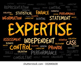 EXPERTISE word cloud, business concept