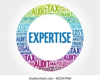 EXPERTISE word cloud, business concept