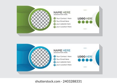 Expertly created email signature template
