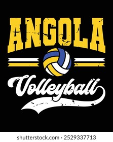 Expertly designed and developed, our Angola volleyball quotes eps cut file is perfect for volleyball enthusiasts looking to enhance their team spirit.