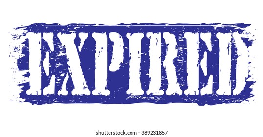 expired icon, vector illustration