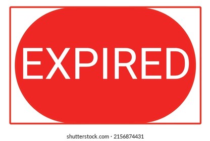expired logo for stamps of expired goods