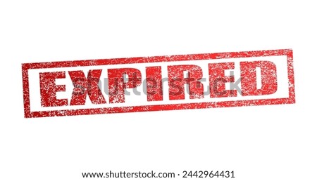 expired red stamp vector design for any file or document