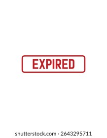 EXPIRED Rubber stamp design vector