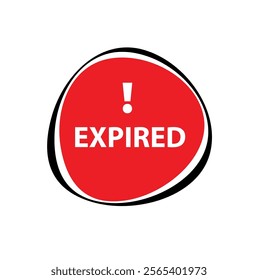 expired text on white background