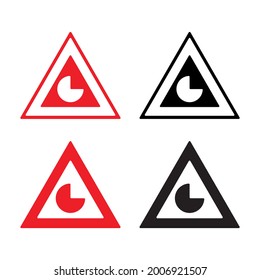 Expired warning icon, Vector illustration design.