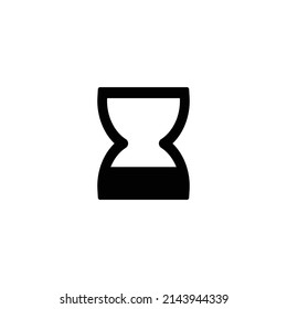 Expiry date icon symbol vector. Sand watch icon