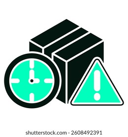 Expiry icon visualized simply Dualtone style.