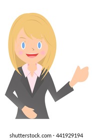 Explain female company employee