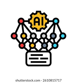 explainability ethical ai color icon vector. explainability ethical ai sign. isolated symbol illustration