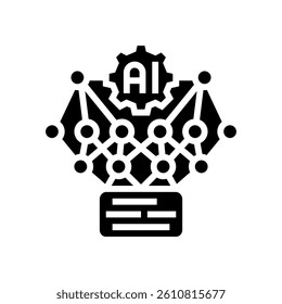 explainability ethical ai glyph icon vector. explainability ethical ai sign. isolated symbol illustration