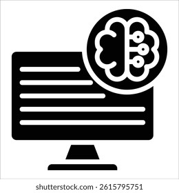 Explainability Icon Bold Style For Various Design Purposes - Powered by Shutterstock - Get 15% off with code: PIKWIZARD15