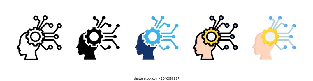 Explainable Ai Icon Collection With Multiple Styles