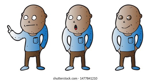 Explainer character design with theme of teenage boy