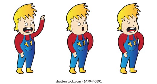 Explainer repair man character design