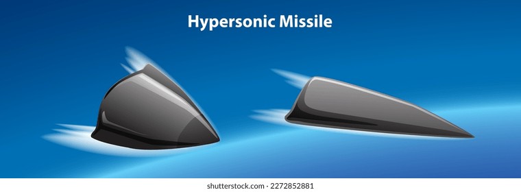 Erläuterung der Hypersonic Missiles Technology Illustration