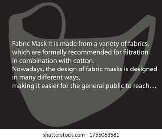 Explanation and definition of Cloth face mask,fabric mask.