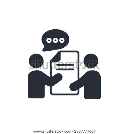 explanation icon. vector.Editable stroke.linear style sign for use web design,logo.Symbol illustration.