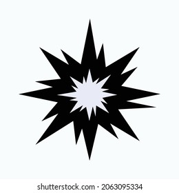 Explode Icon. Explosion Symbol  - Vector