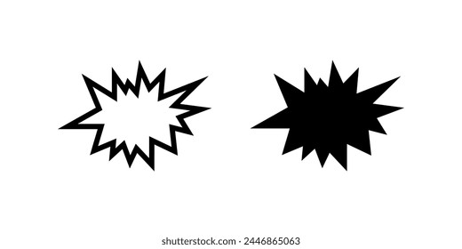 Explode icon. flat illustration of vector icon for web