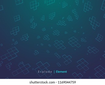 explode line texture